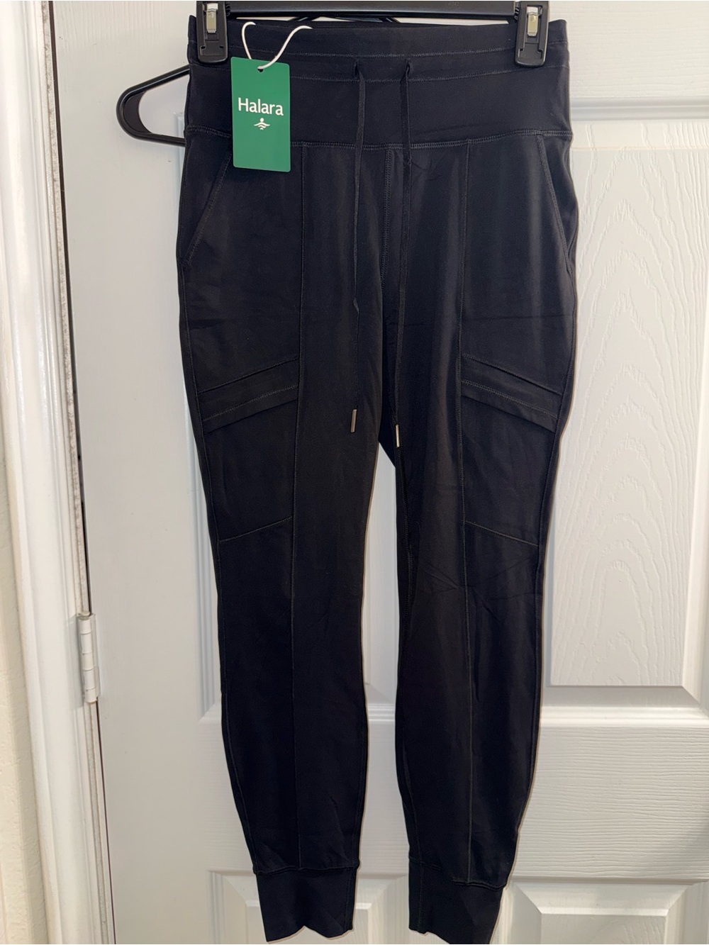 HALARA Black Men's Cargo Jogger Pants